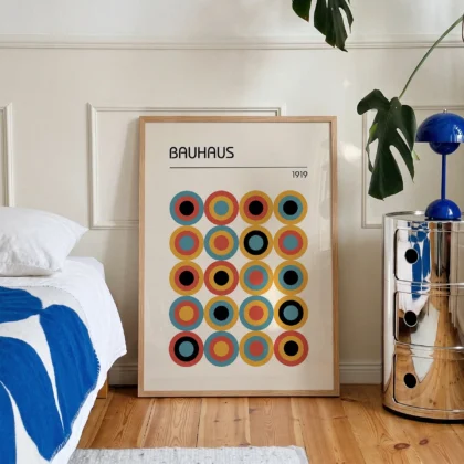 Bauhaus paveikslas – Apskritimų ritmas