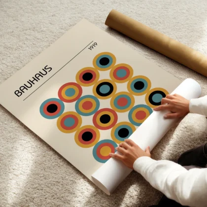 Bauhaus paveikslas – Apskritimų ritmas