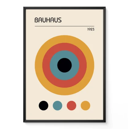 Bauhaus Circles Print