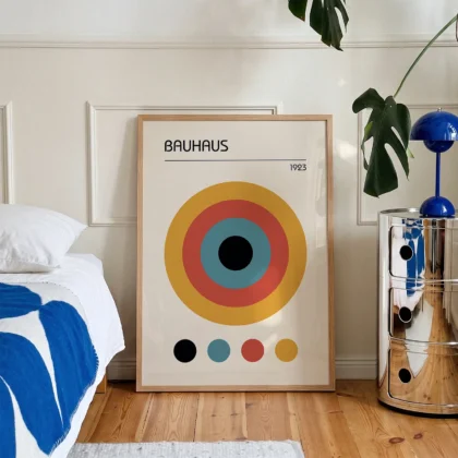 Bauhaus Circles Print