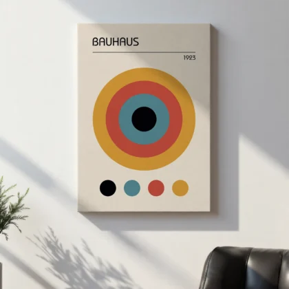 Bauhaus Circles Print