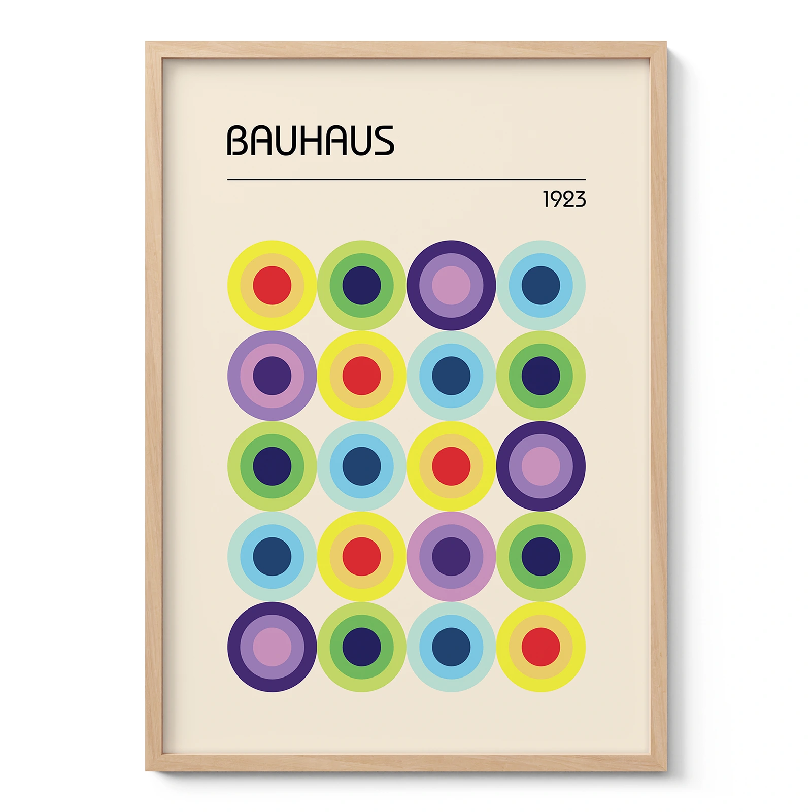 Bauhaus Exhibition Print – Geometric Wall Art