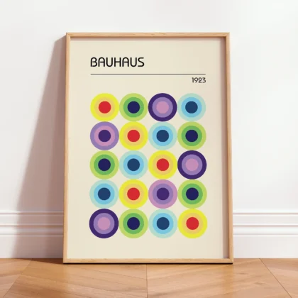 Bauhaus Exhibition Print – Geometric Wall Art