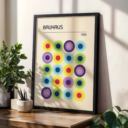 Bauhaus Exhibition Print – Geometric Wall Art