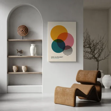 Bauhaus paveikslas – Spalvų kompozicija