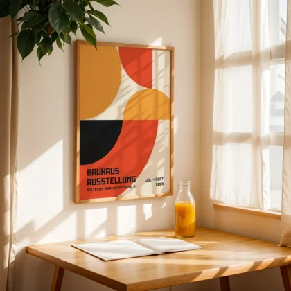 Bauhaus Wandbild – Geometrische Komposition 1923