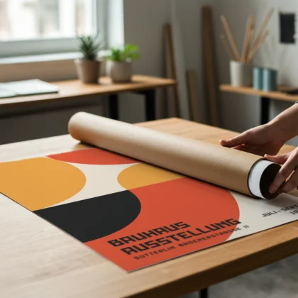 Bauhaus Wandbild – Geometrische Komposition 1923