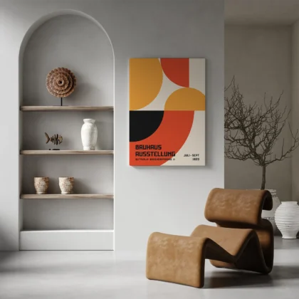 Bauhaus Wandbild – Geometrische Komposition 1923