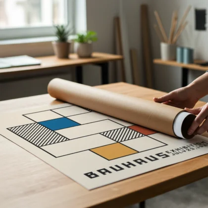 Bauhaus Wandbild – Minimalistische Komposition