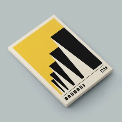 Bauhaus Print Set of 3 – Yellow Forms