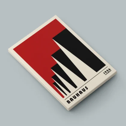 Bauhaus Print Set of 3 – Red Forms