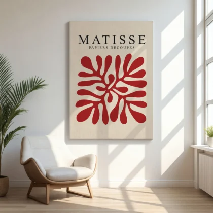 Bauhaus Print Set of 3 – Red Forms