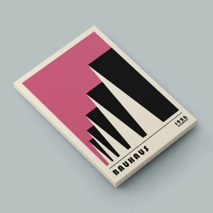 Bauhaus Print Set of 3 – Pink Forms