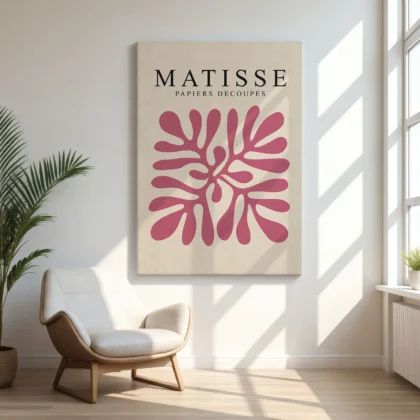 Bauhaus Print Set of 3 – Pink Forms