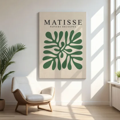 Bauhaus Print Set of 3 – Green Forms