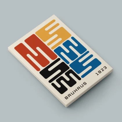 Bauhaus Print Set of 3 – Retro Composition
