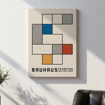 Bauhaus Print Set of 3 – Retro Composition