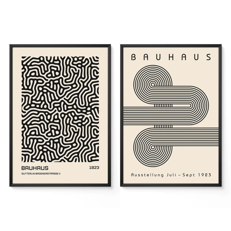 Bauhaus Print Set of 2 – Organic System
