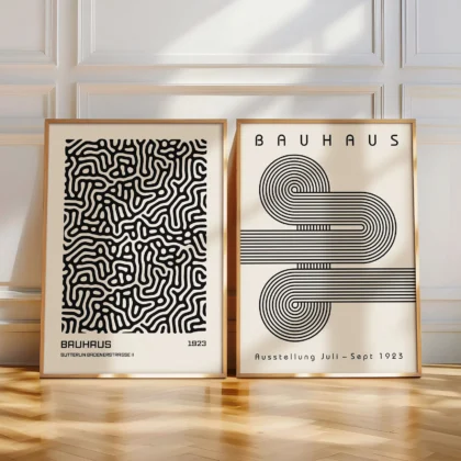 Bauhaus Print Set of 2 – Organic System