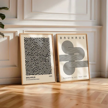 Bauhaus Print Set of 2 – Organic System