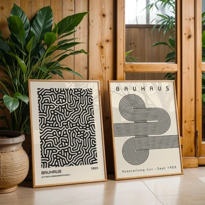 Bauhaus Print Set of 2 – Organic System