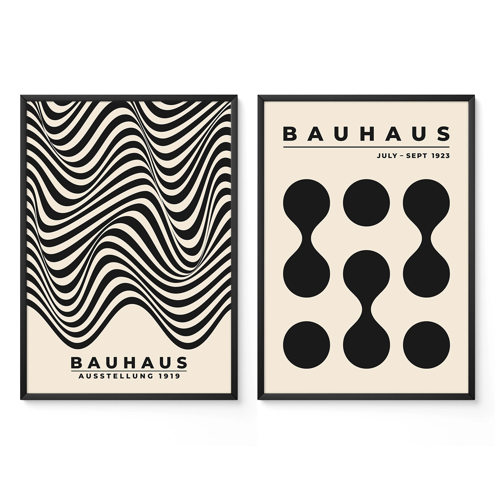 Bauhaus Print Set of 2 – Optical Flow