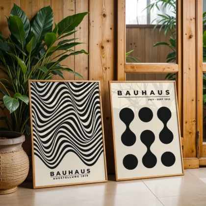 Bauhaus Print Set of 2 – Optical Flow