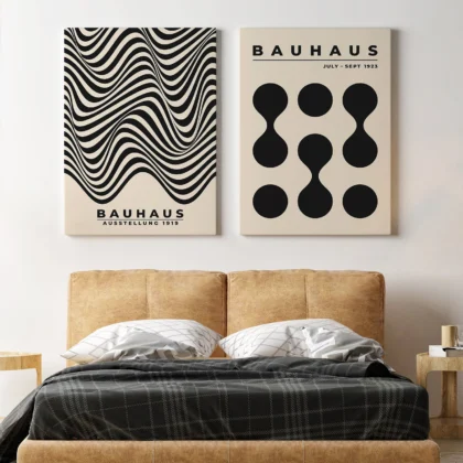 Bauhaus Print Set of 2 – Optical Flow