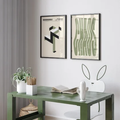 Bauhaus Print Set of 2 – Running Chaos