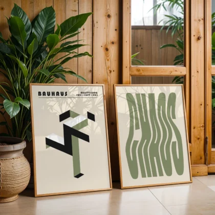 Bauhaus Print Set of 2 – Running Chaos