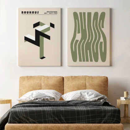 Bauhaus Print Set of 2 – Running Chaos