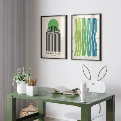Bauhaus Print Set of 2 – Arc Balance