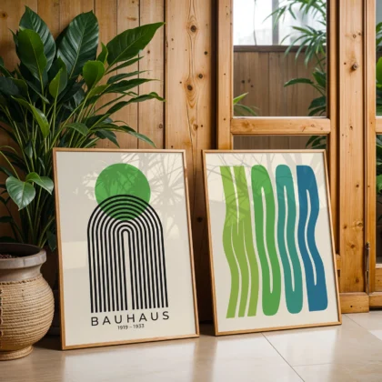 Bauhaus Print Set of 2 – Arc Balance