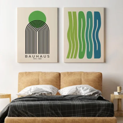 Bauhaus Print Set of 2 – Arc Balance