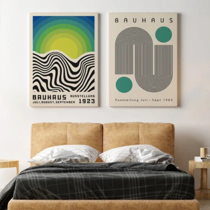 Bauhaus Print Set of 2 – Solar Lines