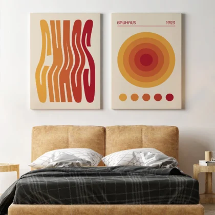 Bauhaus Print Set of 2 – Minimal Typography
