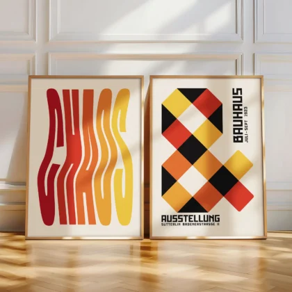 Bauhaus Print Set of 2 – Modern Typography