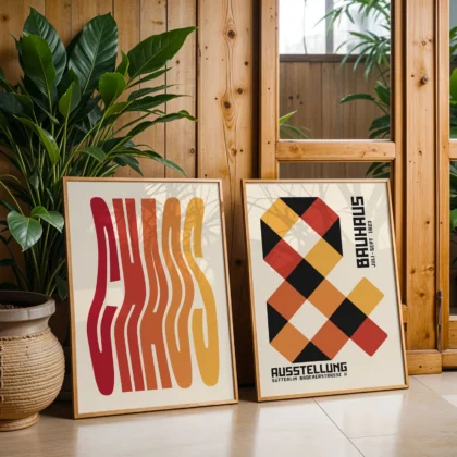 Bauhaus Print Set of 2 – Modern Typography