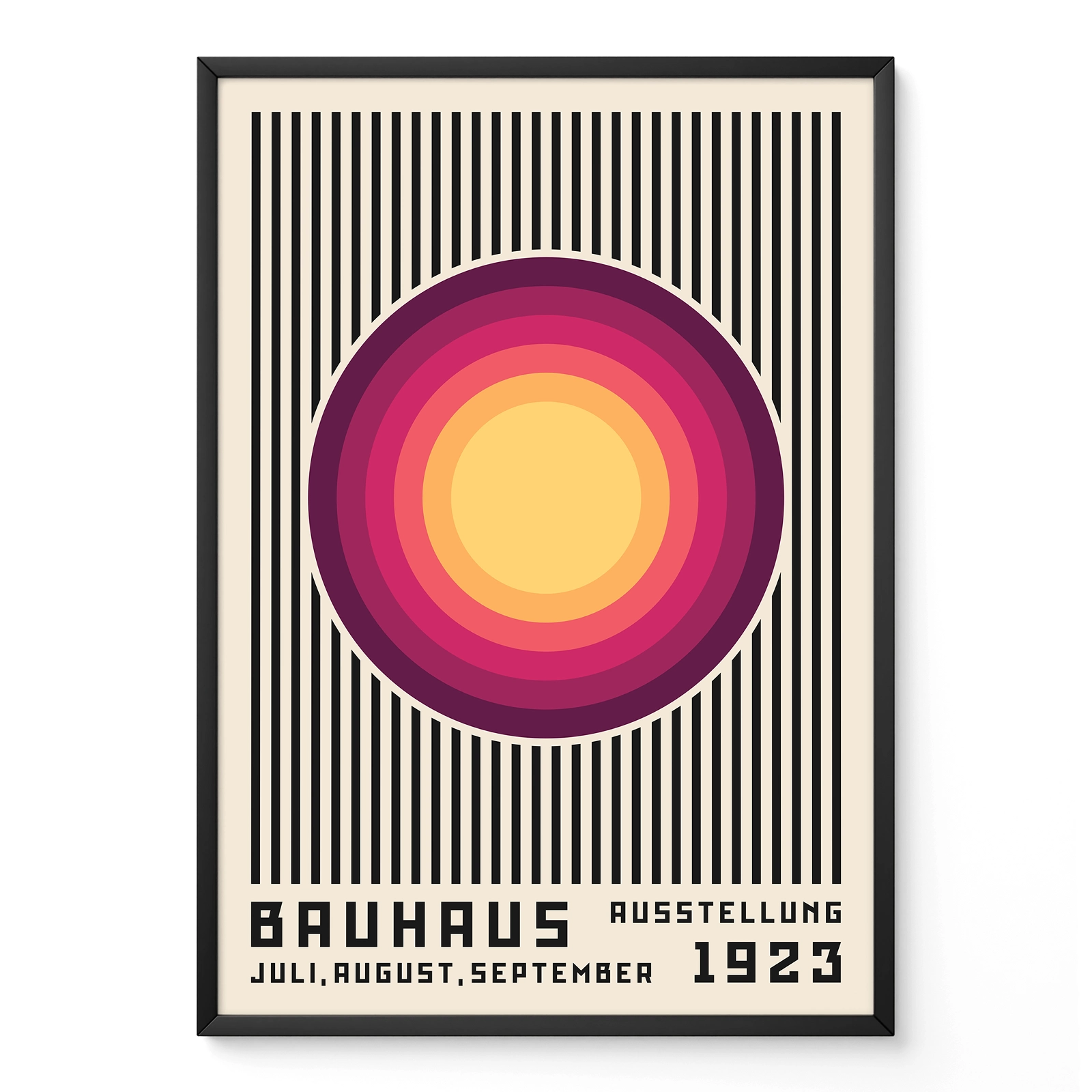Bauhaus 1923 Print – Color Rings