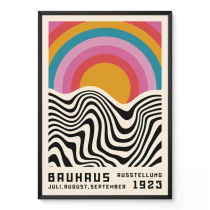 Bauhaus 1923 Print – Colorful Sun