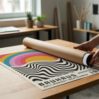 Bauhaus 1923 Print – Colorful Sun