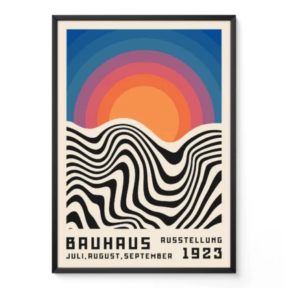 Bauhaus 1923 Print – Red Sun