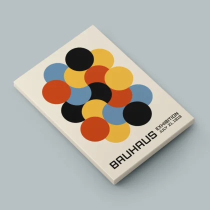 Bauhaus Print Set of 3 – Circle Harmony