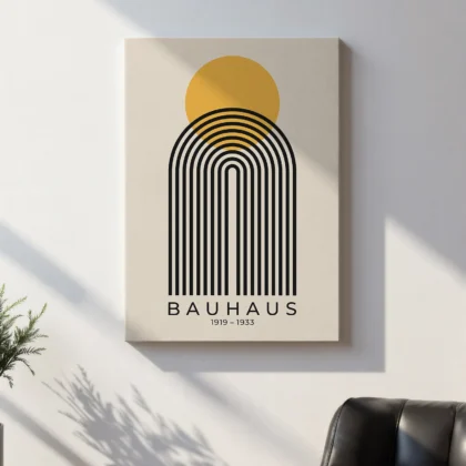 Bauhaus Print Set of 3 – Circle Harmony