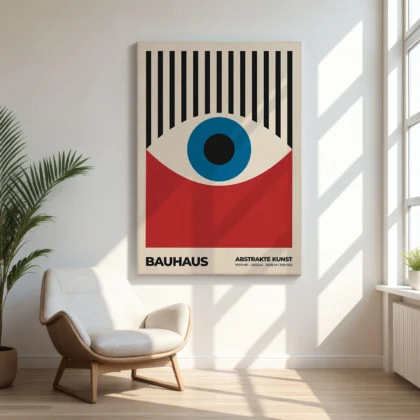 Bauhaus Wandbilder 3er Set – Visuelle Wirkung
