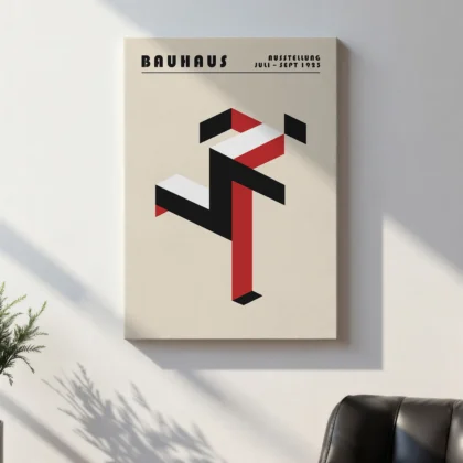 Bauhaus Wandbilder 3er Set – Visuelle Wirkung