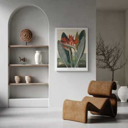 Bird of Paradise Botanical Wall Art by Philip Reinagle