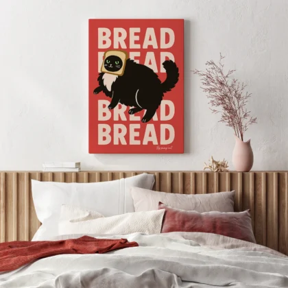 Black Cat Wall Art – Bread