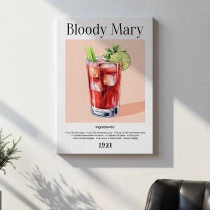 Cocktail Wall Art – Bloody Mary