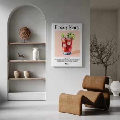 Cocktail Wall Art – Bloody Mary